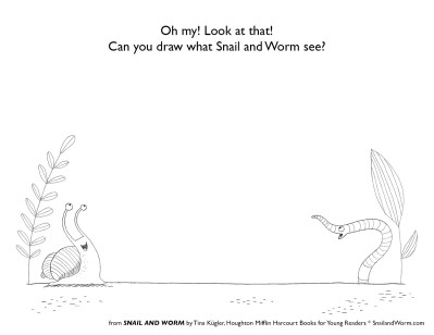 Printables activities â snail worm