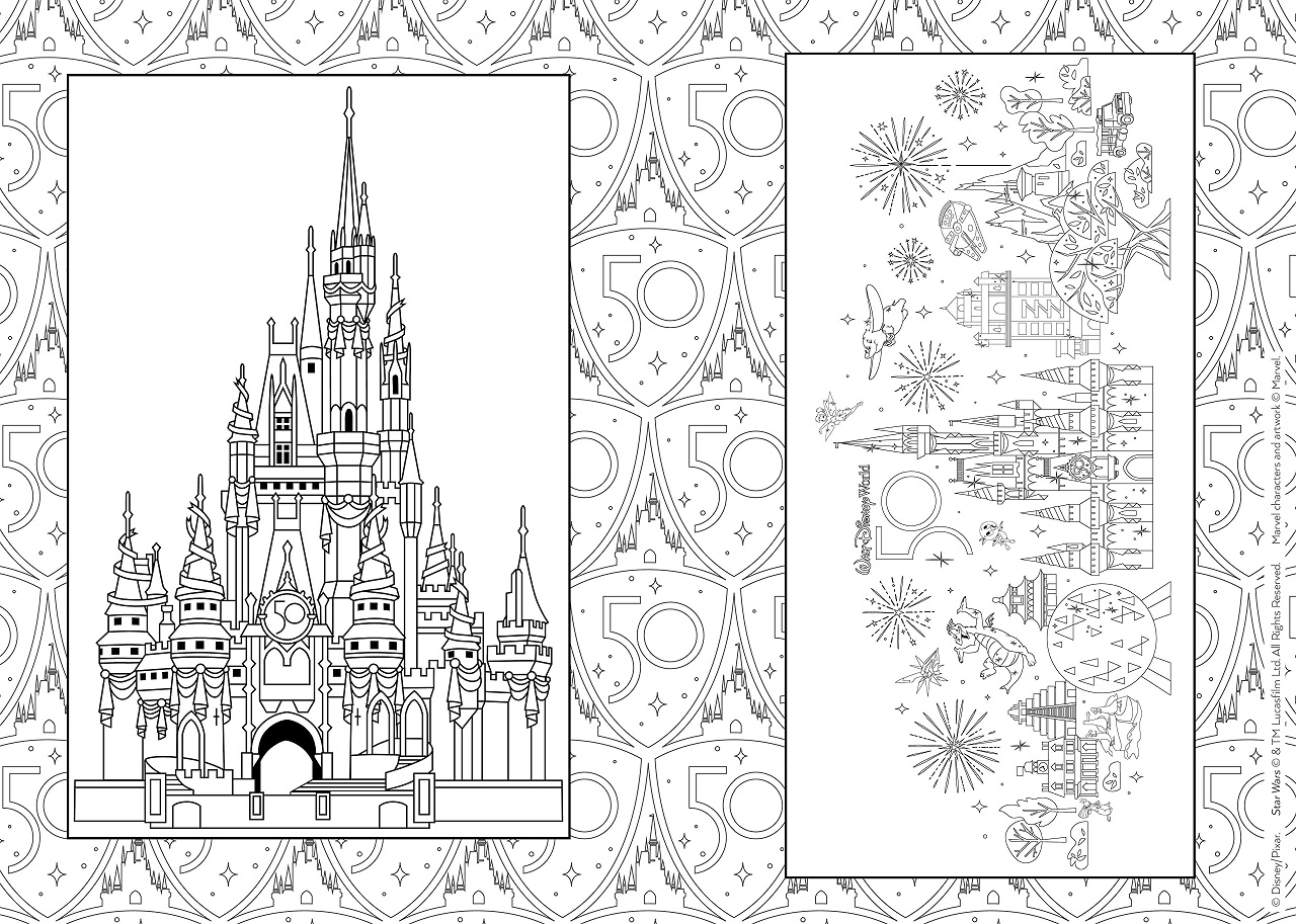 Art of colouring book walt disney world images to inspire creativity