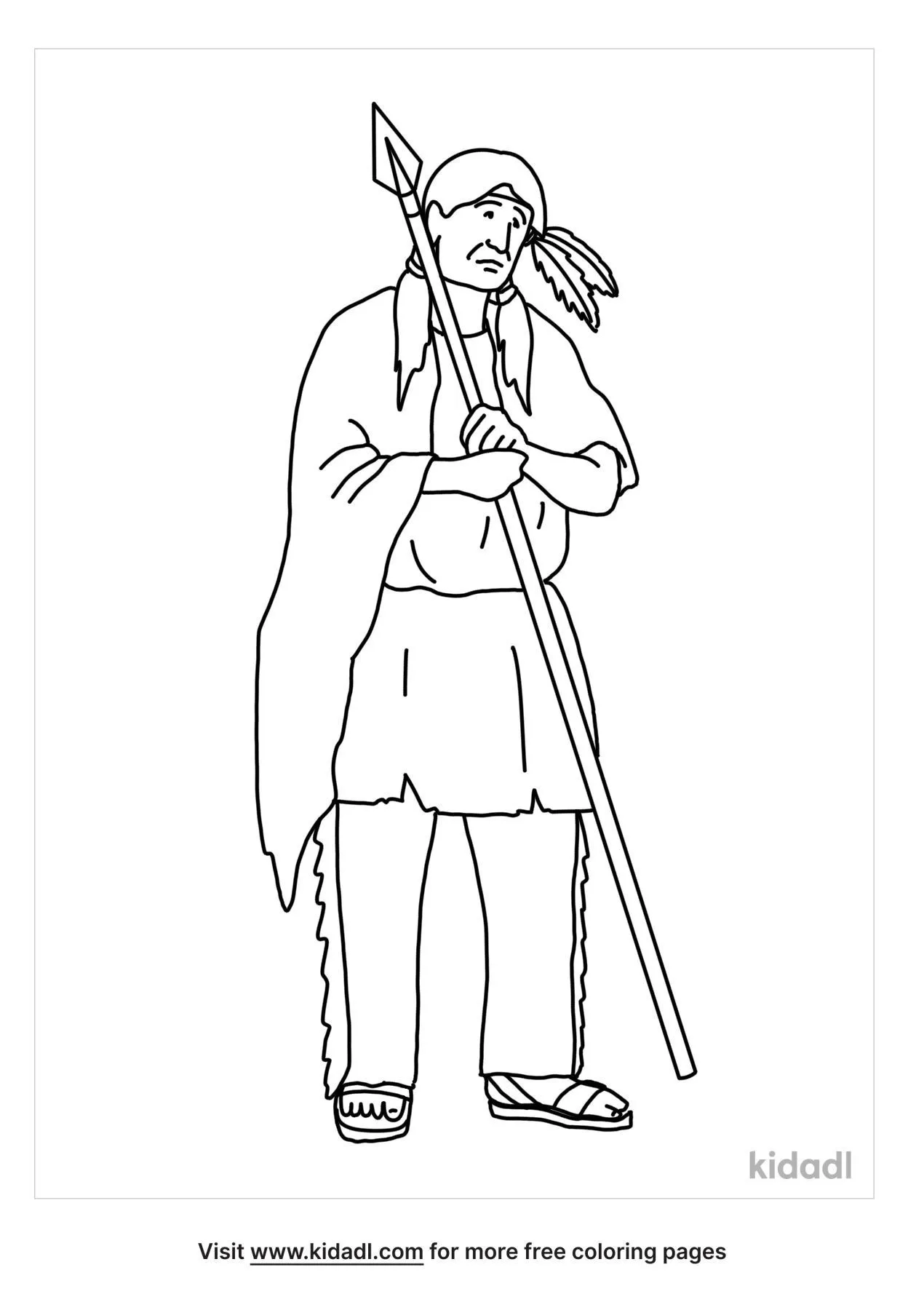 Free wampanoag coloring page coloring page printables