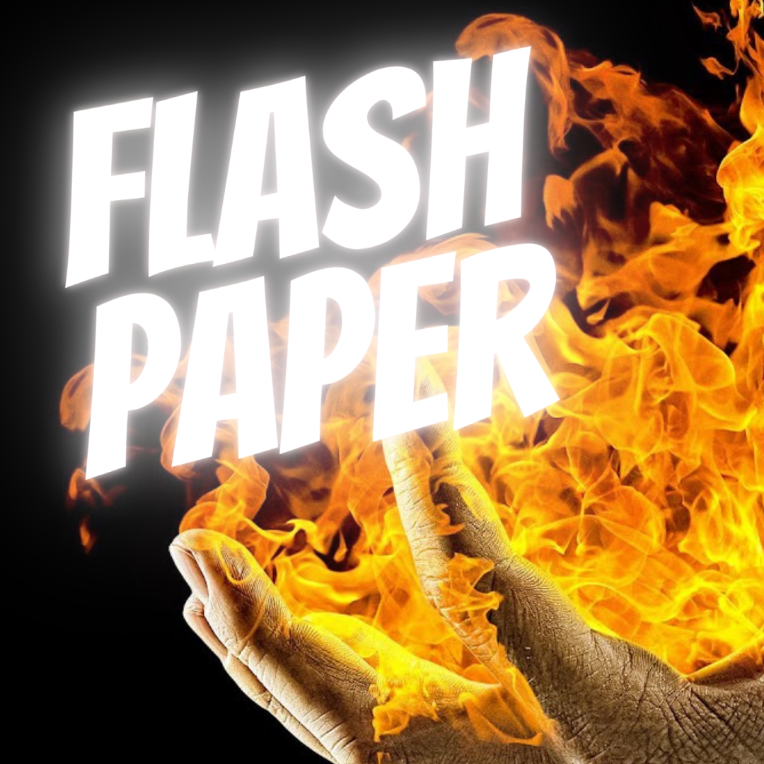 Flash paper