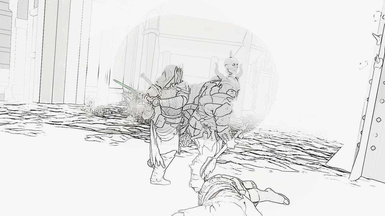 Shadow of war coloring page