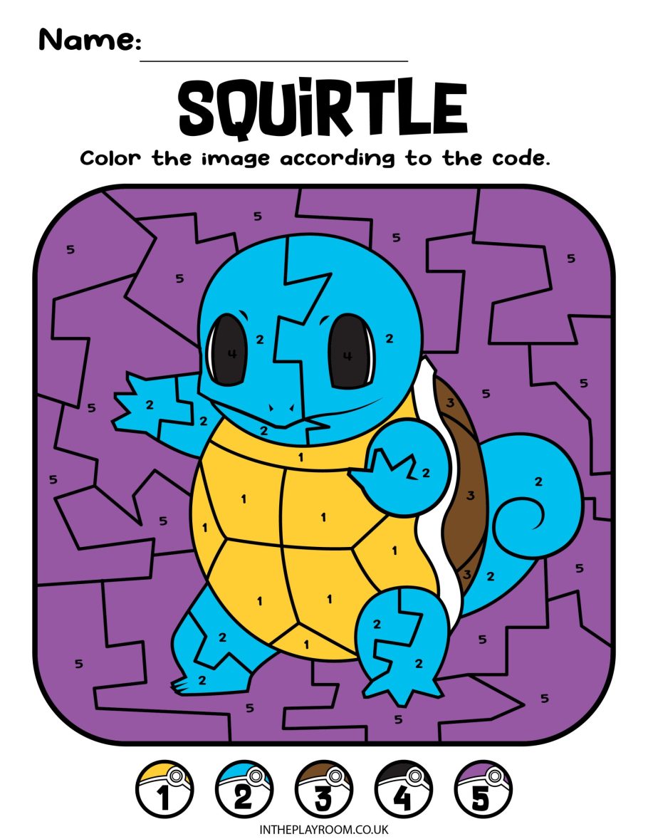 Pokemon lor by number loring pages for kids