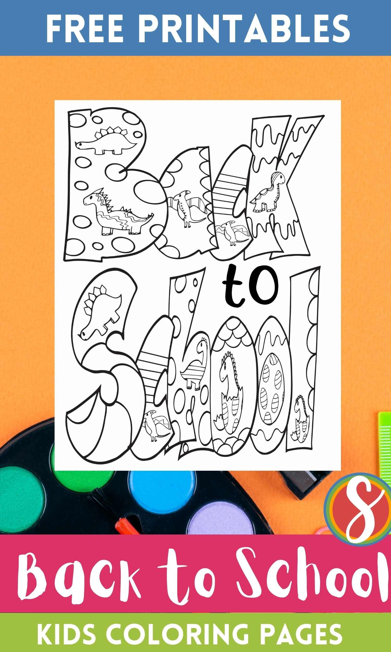 Back to school coloring pages free â stevie doodles