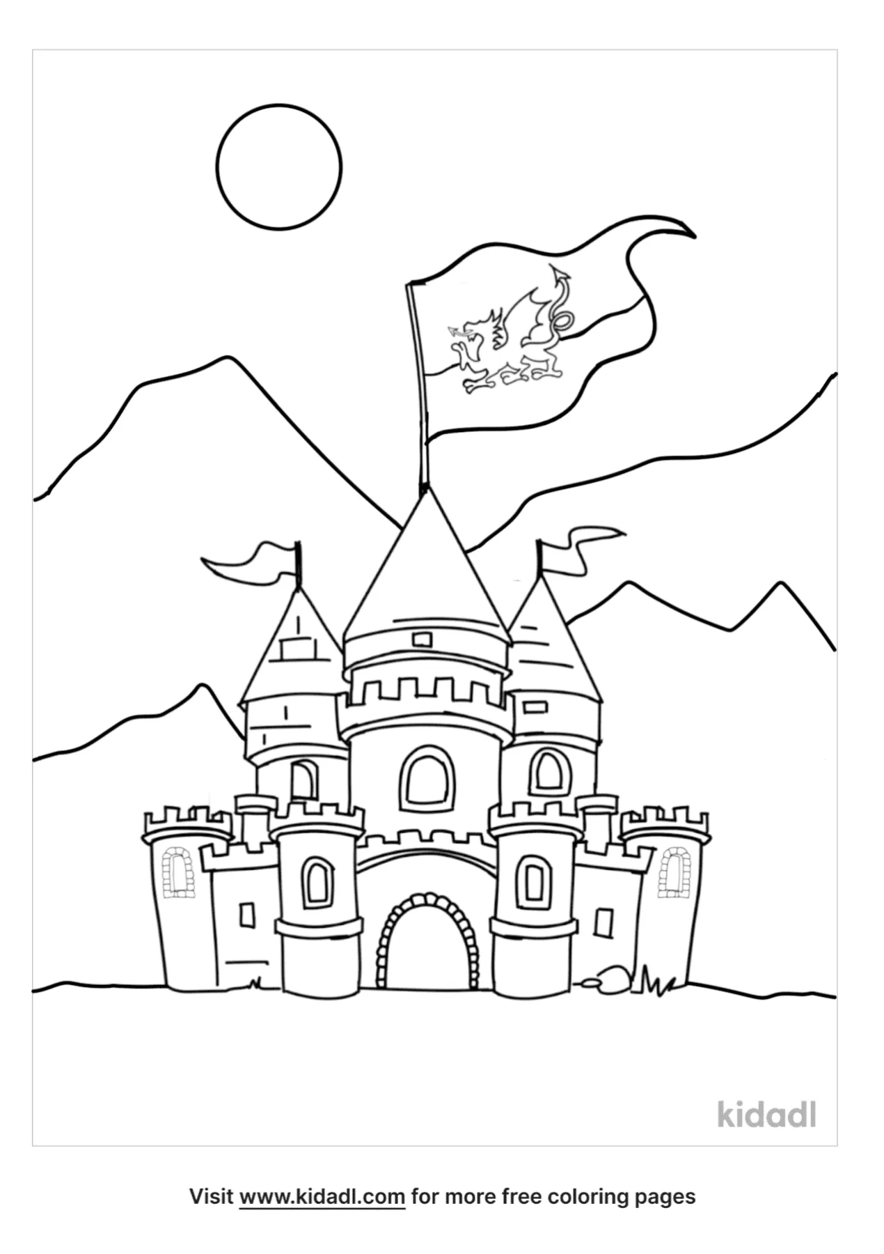 Free welsh flag coloring page coloring page printables