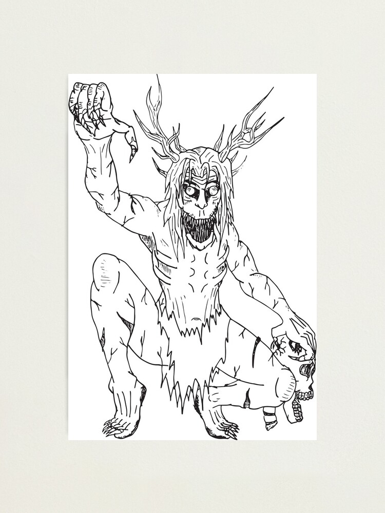 Wendigo photographic print for sale by trickstersteve