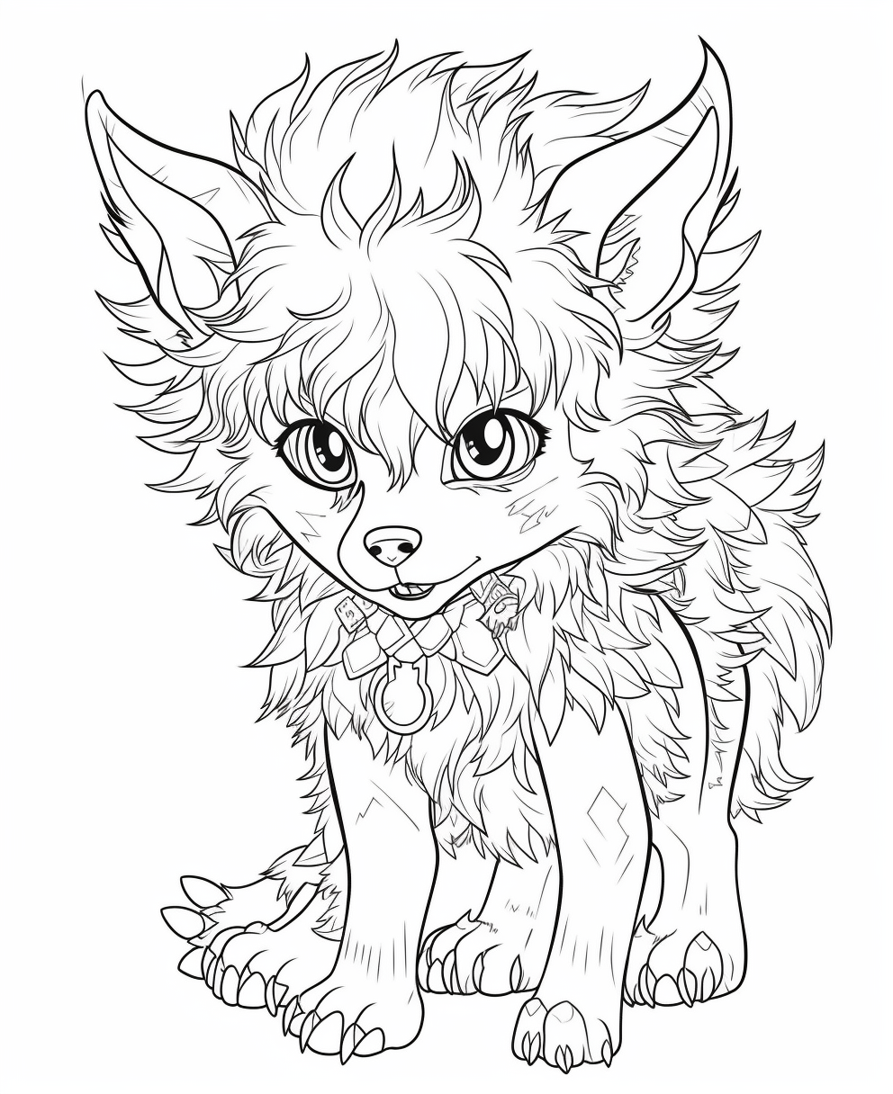 Werewolf coloring books for children years old coloring pages