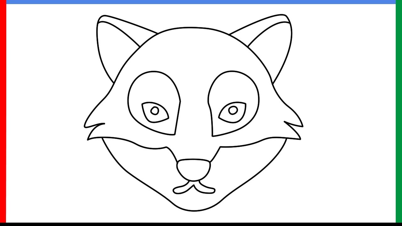 How to draw wolf head emoji step by step for beginners