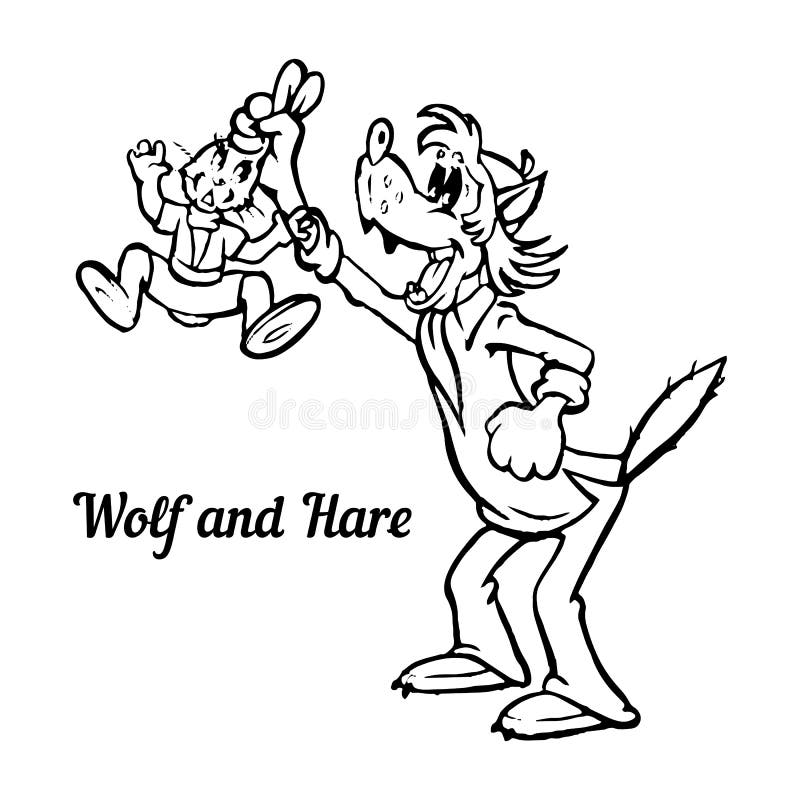 Scared wolf stock illustrations â scared wolf stock illustrations vectors clipart