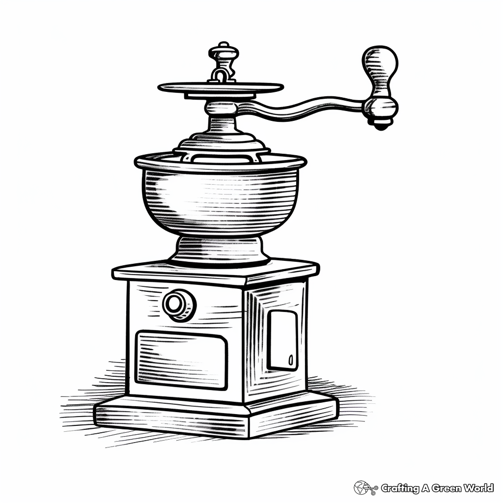 Coffee coloring pages