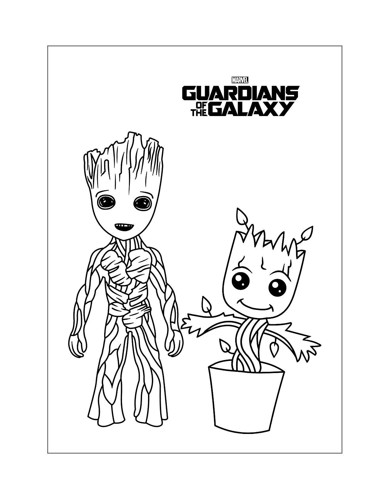 Guardians of the galaxy pages â printable pages