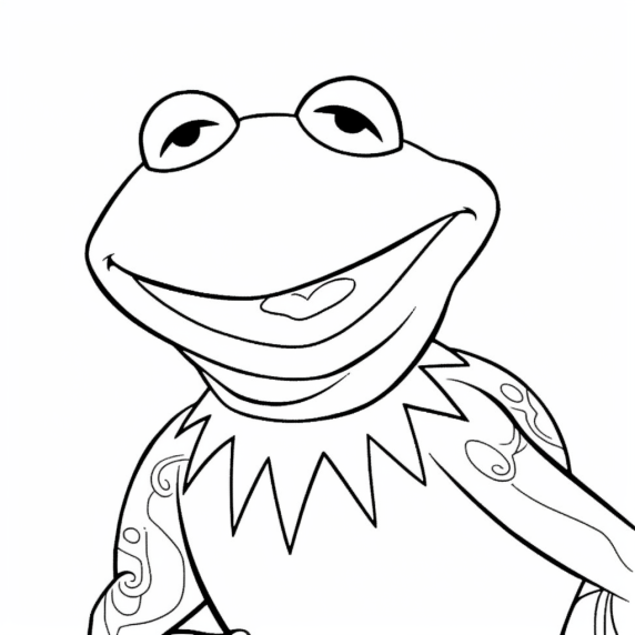 Frog drawing