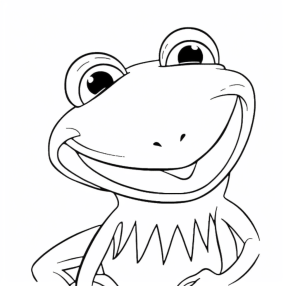 Frog drawing