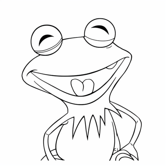Frog drawing