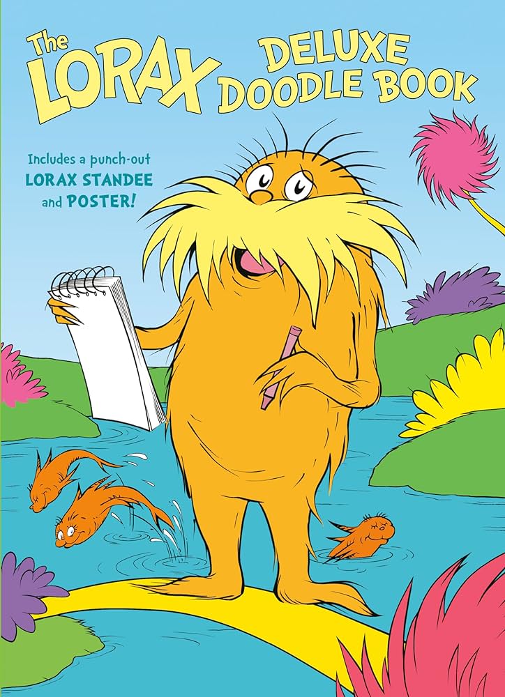 The lorax deluxe doodle book dr seusss the lorax books random house books