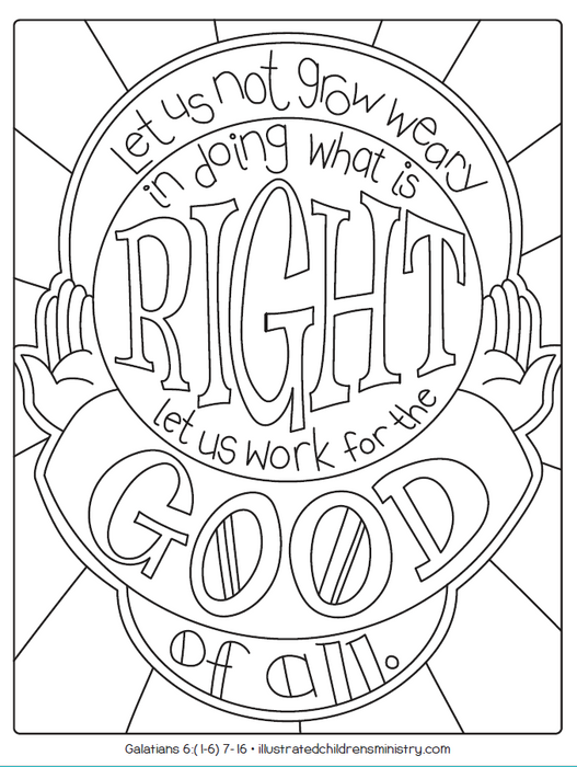 Bible story coloring pages summer â illustrated ministry