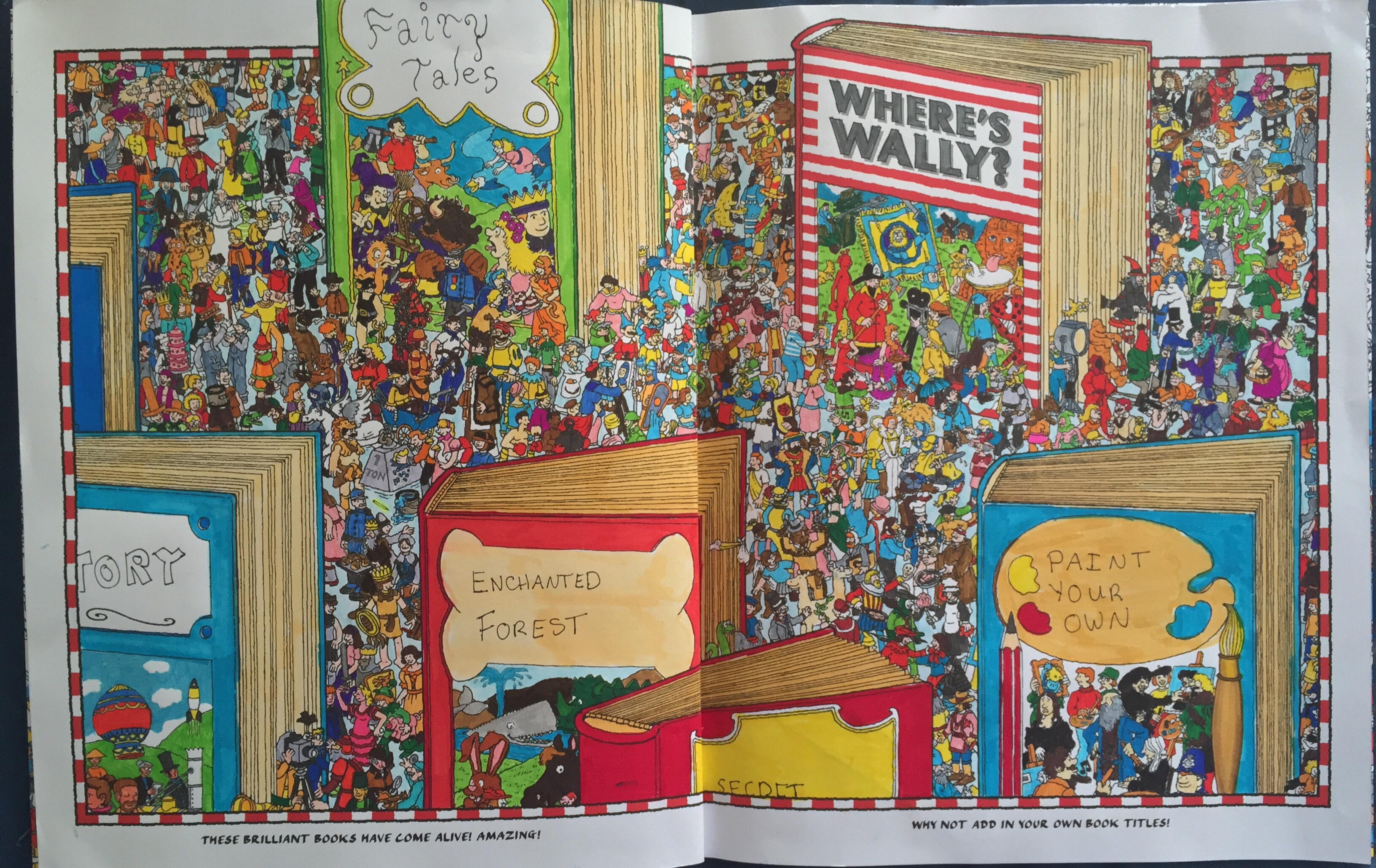 Wheres wally colouring book chronically batgirl colours