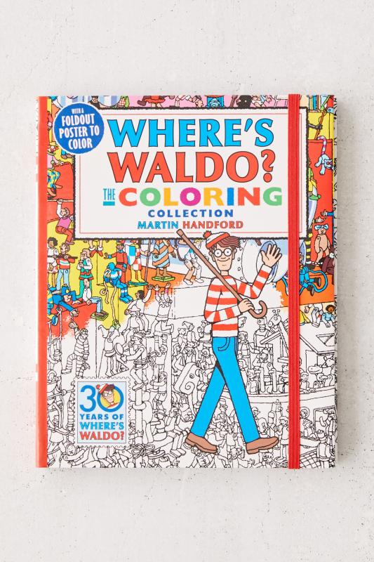 Wheres waldo the coloring collection by martin handford urban outfitters singapore