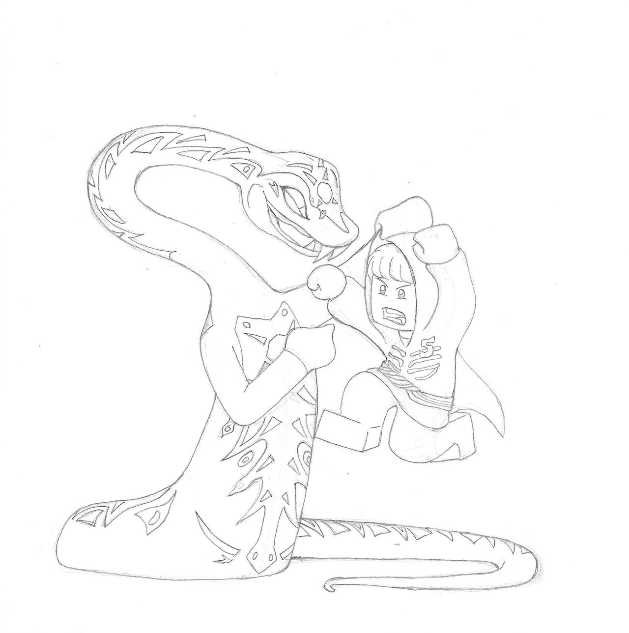 Ninjago pythor wip by mislamicpearl on