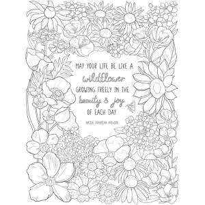 Creative haven wildflowers coloring book adult coloring books flowers plants mazurkiewicz jessica books
