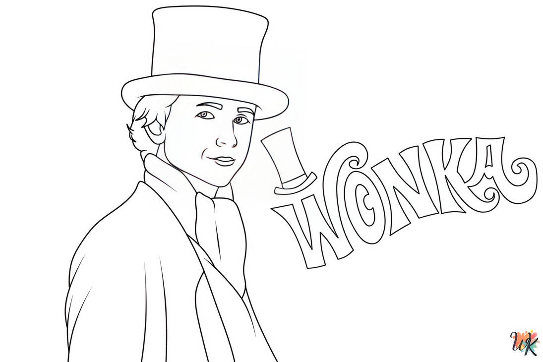 Dibujos para colorear wonka by dibujosparacolorear on
