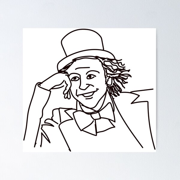 Willy wonka meme poster for sale by memegift
