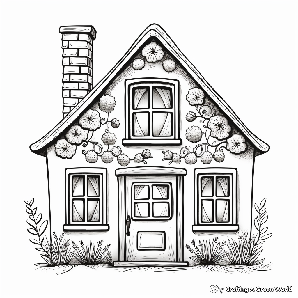 Window coloring pages