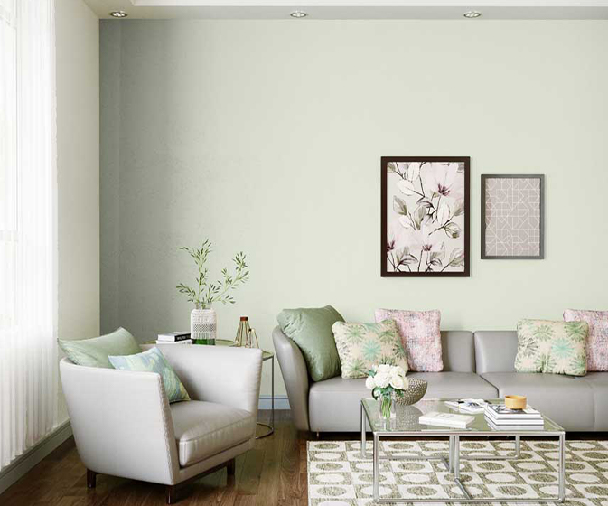 Windswept house wall painting colour asian paints