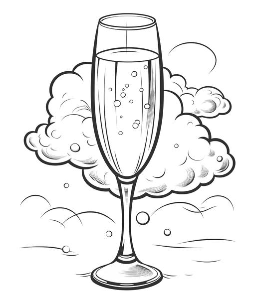 Free printable new years coloring pages list