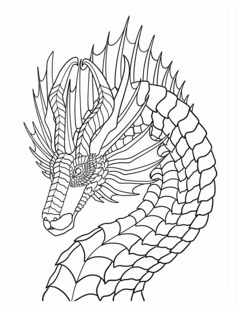 Dragon coloring pages by coloringpageswk on