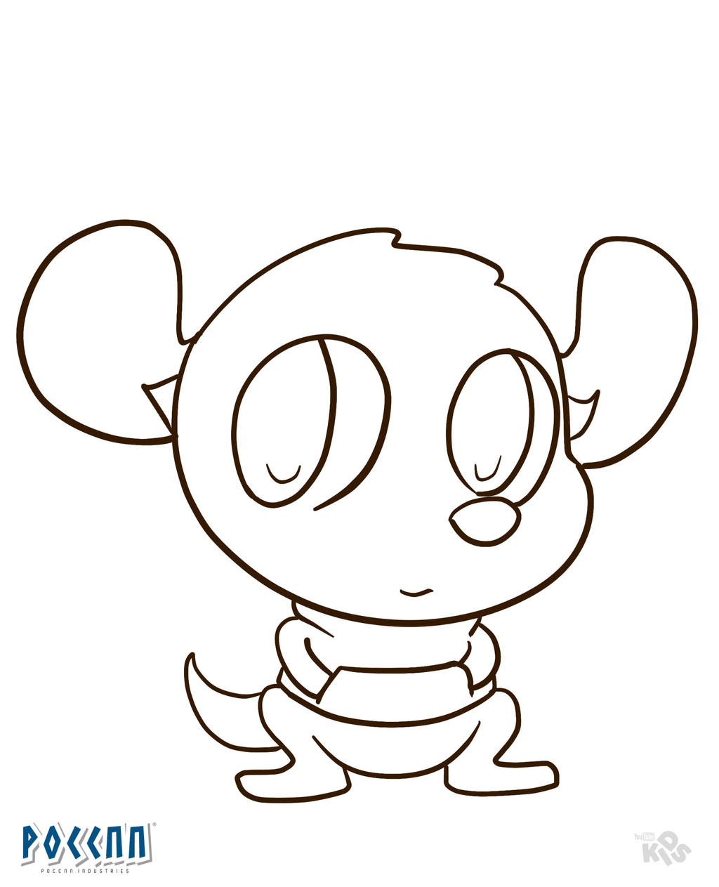 Chibi rito to color winnie pooh lineart by poccnnindustries on