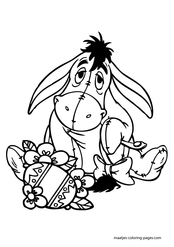 Eeyore coloring pages
