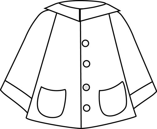 Black and white raincoat coloring pages coloring pages winter raincoat