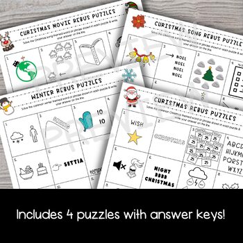 Brainteaser rebus puzzles