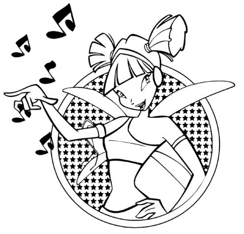 Winx club coloring pages crafts and worksheets for preschooltoddler and kindergarten