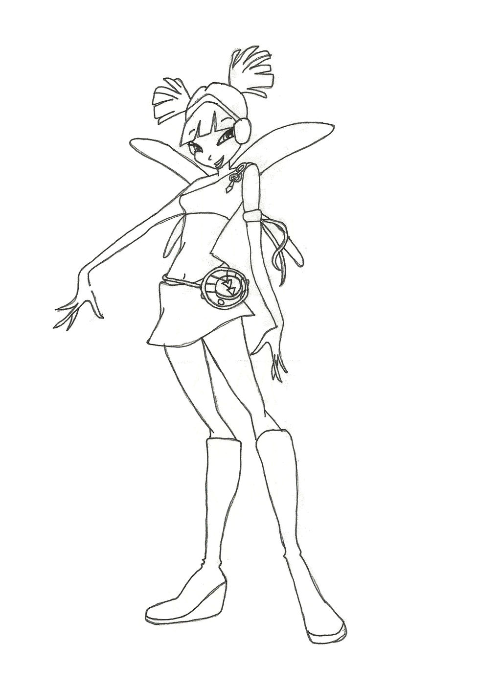 Winx club charmix musa coloring page by winxmagic on