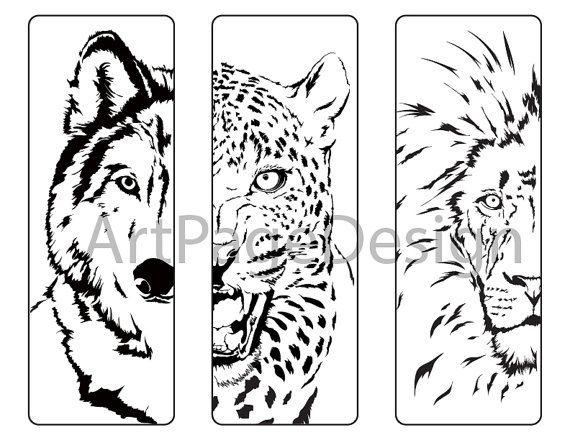 Ðoloring pages animals wolf cheetah lion ðñ artpagedesign coloring bookmarks adult coloring pages coloring pages