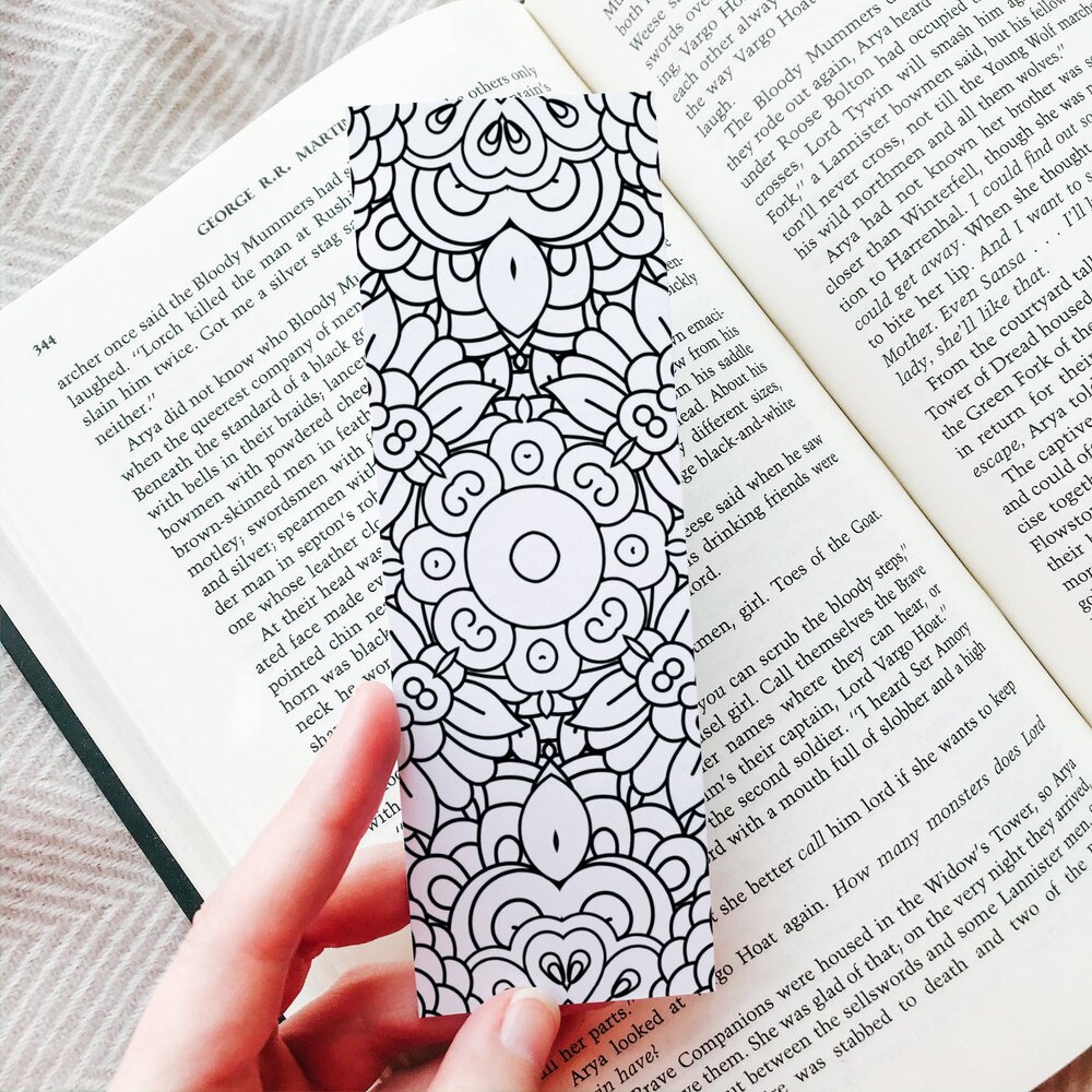 Colouring bookmarks bundle â on book street