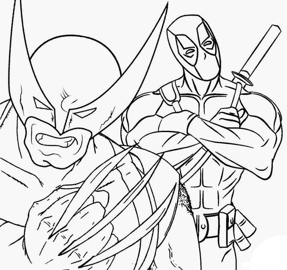 Wolverine coloring pages by coloringpageswk on
