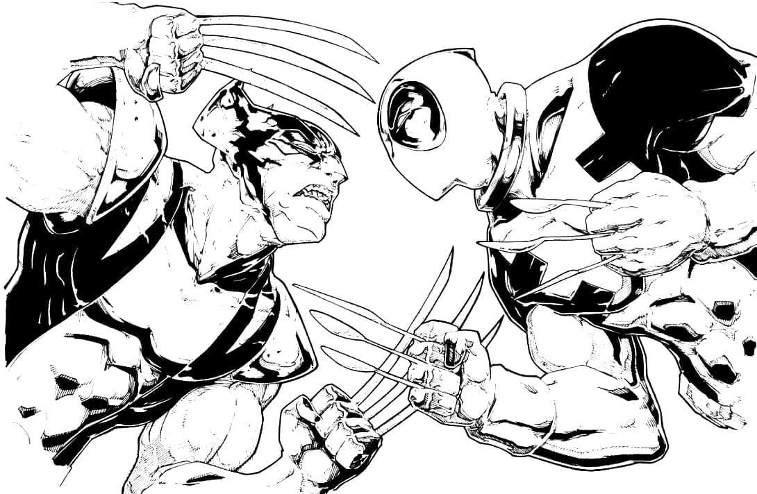 Wolverine coloring pages by coloringpageswk on