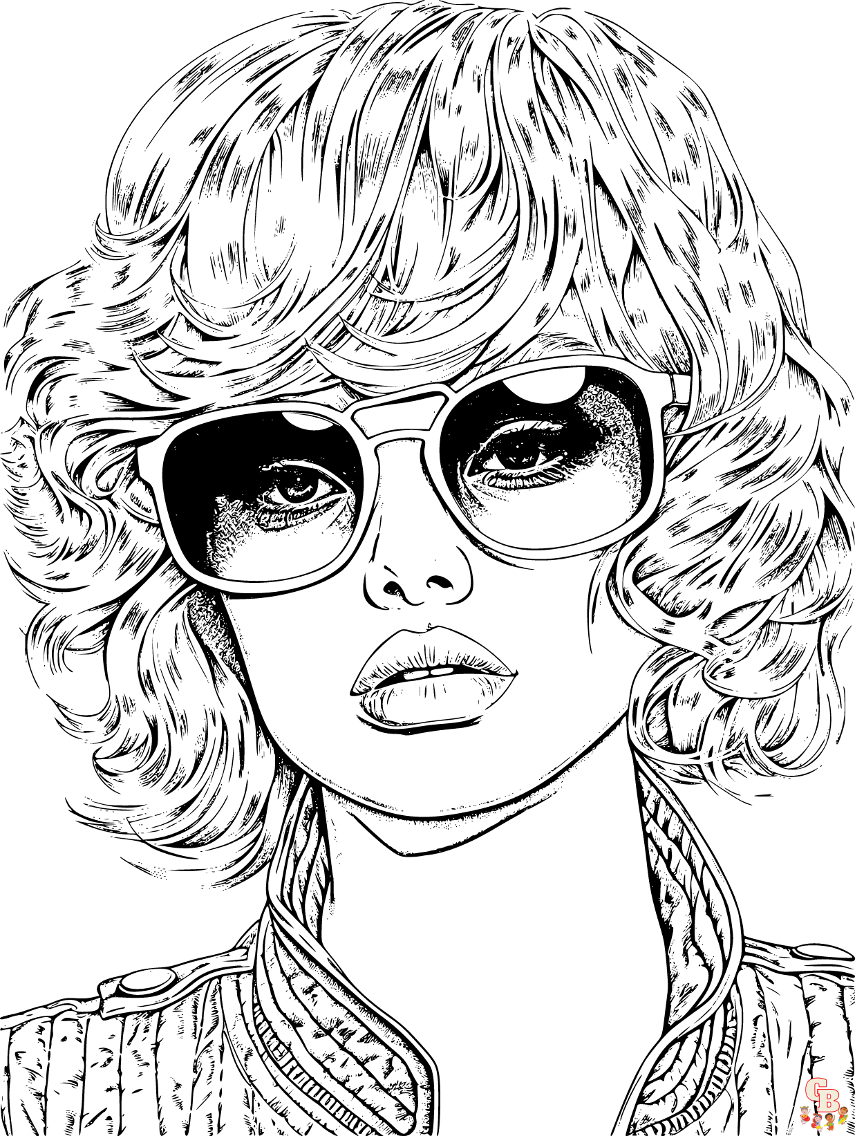 Printable women coloring pages free for kids and adults