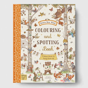 Magic cat brown bear colouring and spotting book conscious craft