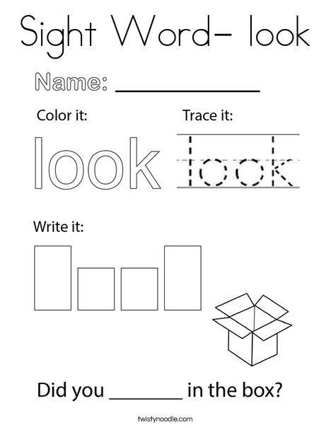 Sight word