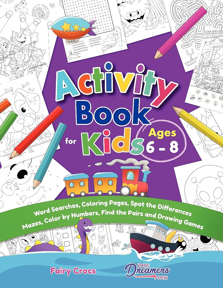 Activity book for kids ages