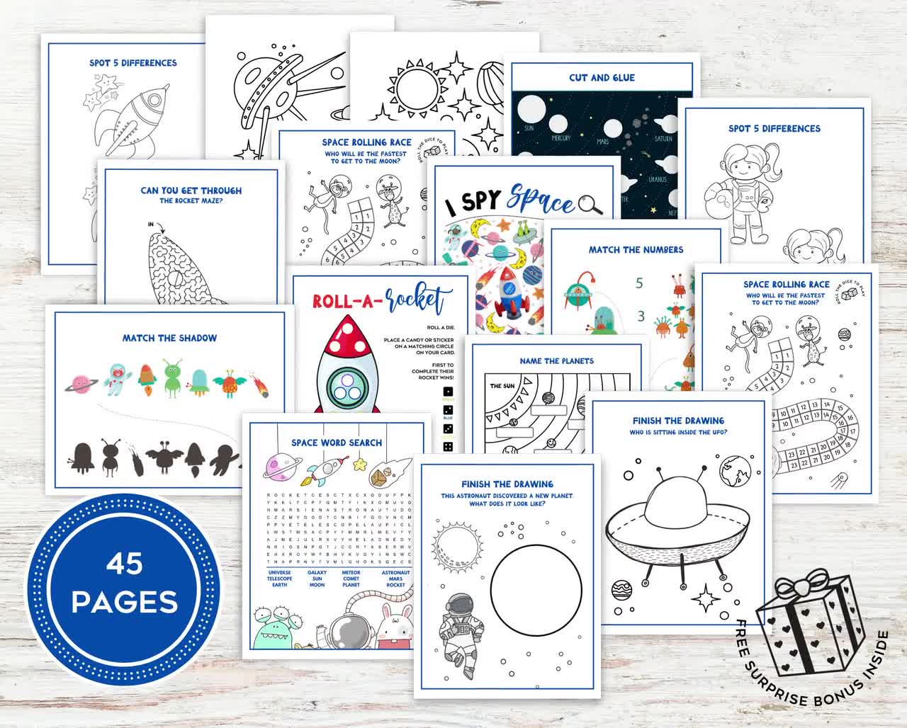 Space activities for kids outer space coloring pages space