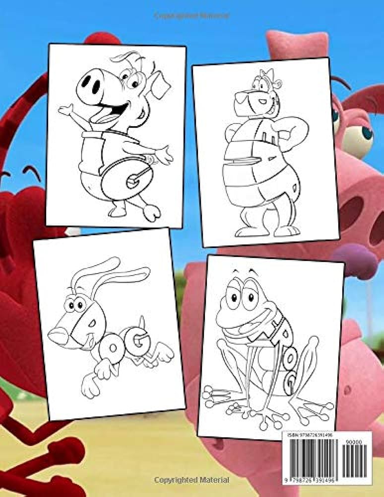 Word world coloring book super gift for kids and fans
