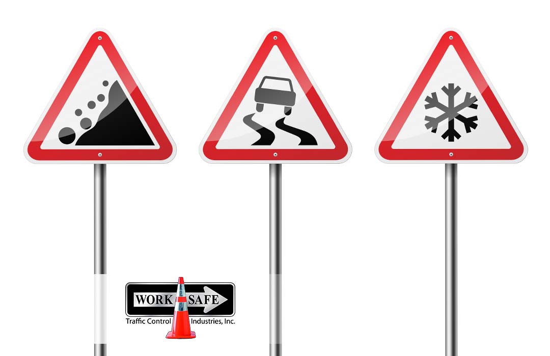 Mon road hazard signs their meanings worksafe traffic control