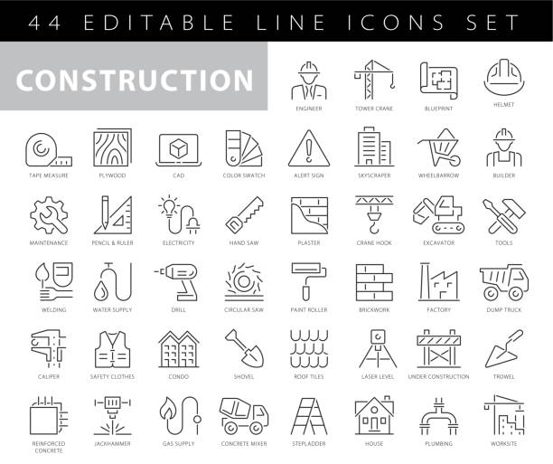 Construction site stock illustrations royalty