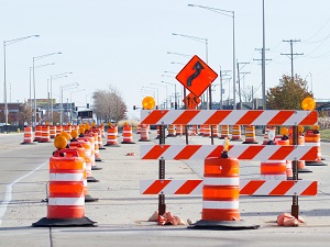 Temporary traffic control signs and devices for work zones