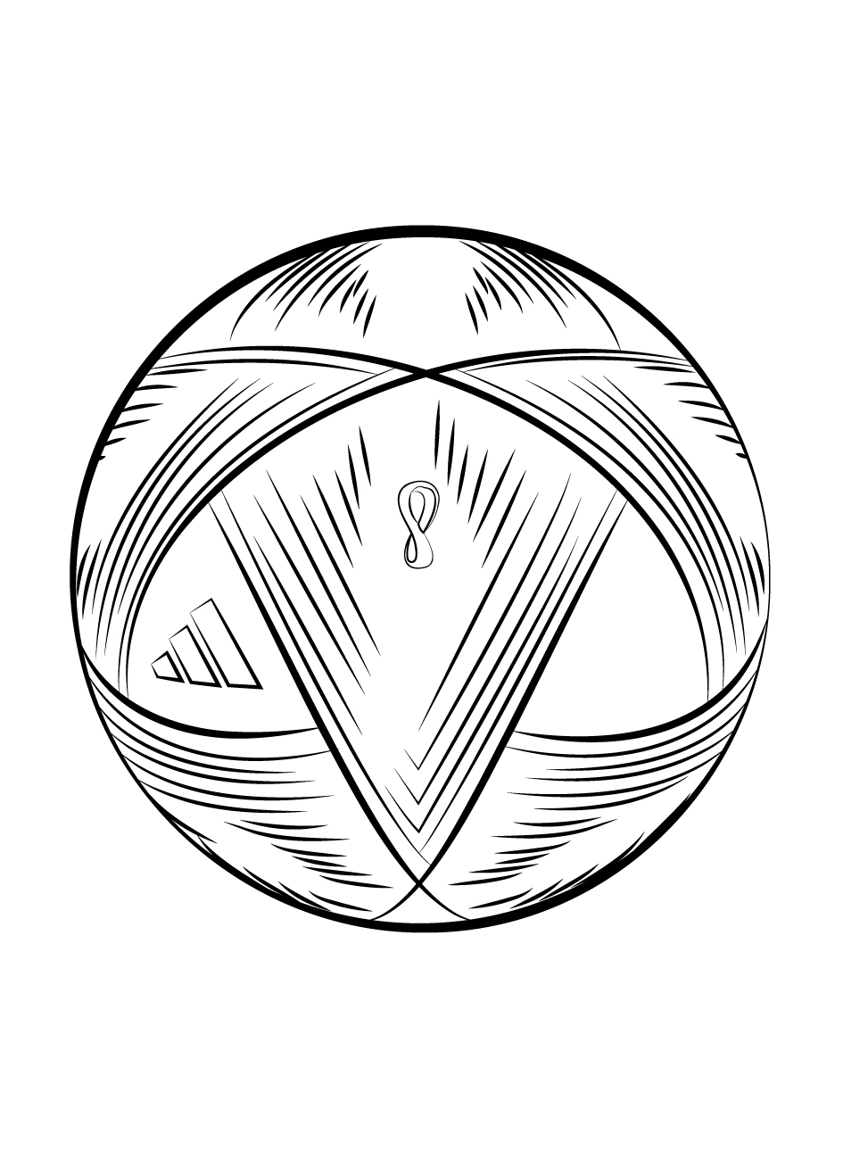 Qatar world cup coloring sheets
