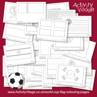 World cup louring pages